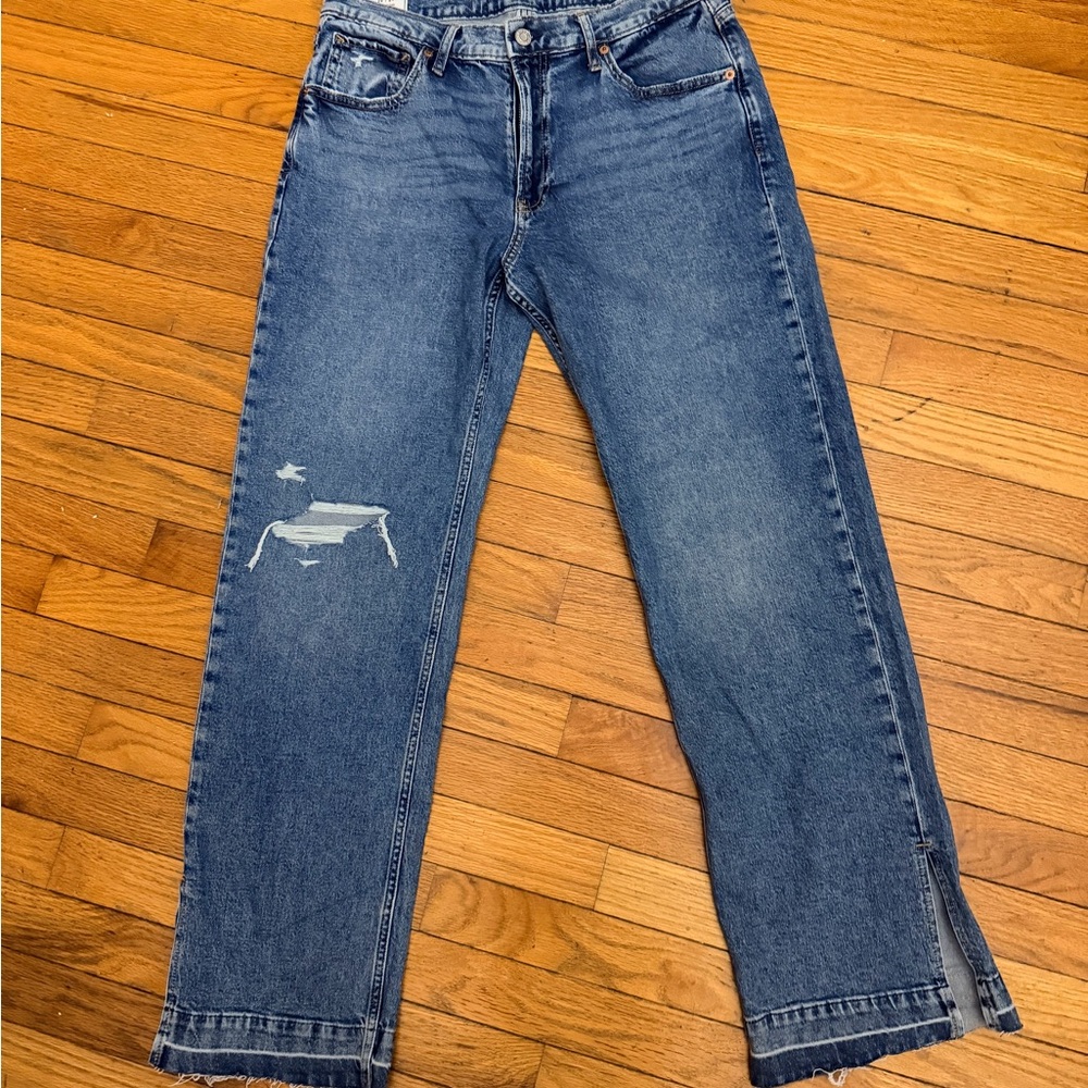 GAP 90s loose Mid Rise Blue Denim Jeans